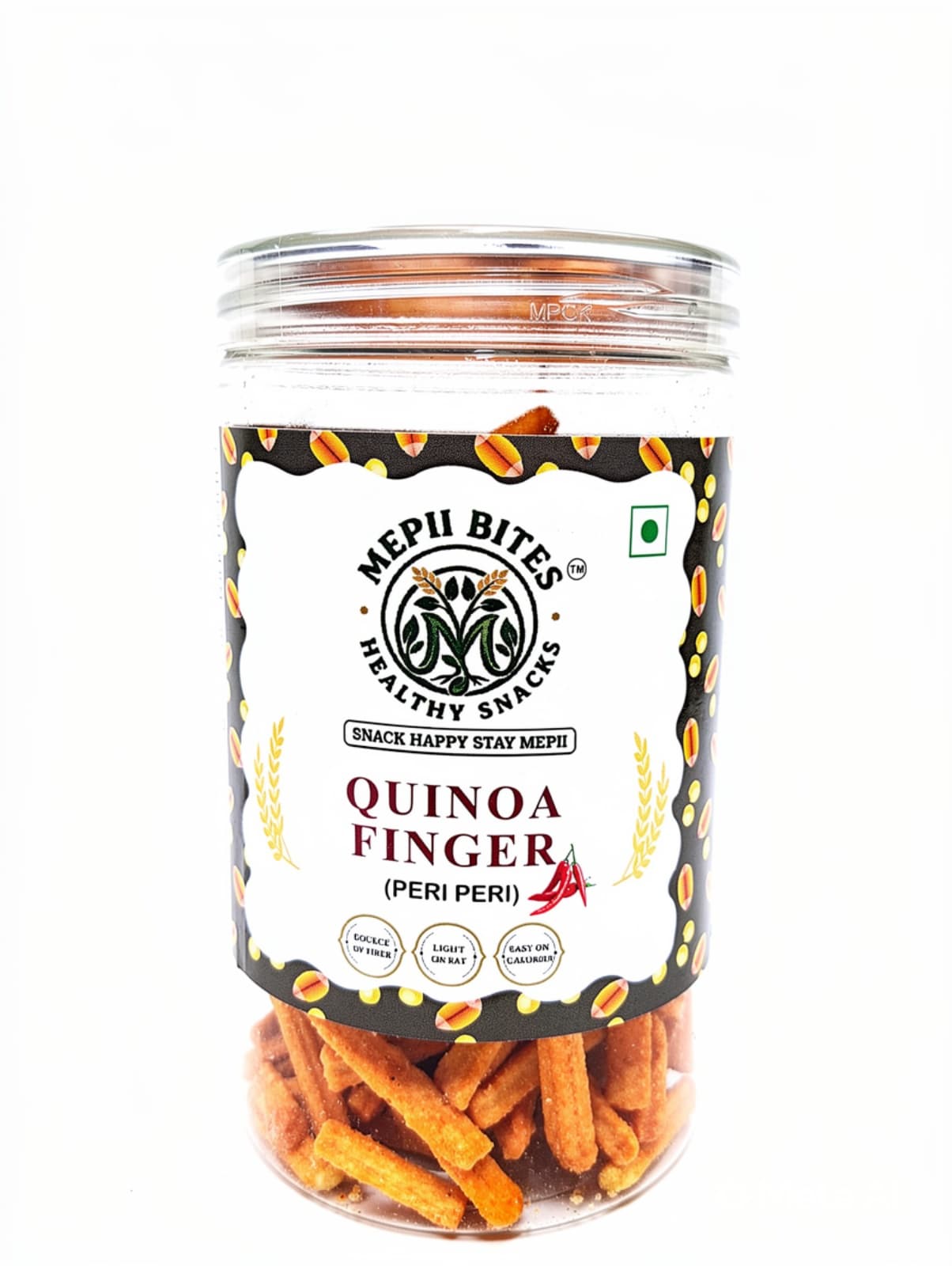 Desk drawer upgrade complete with Quinoa Finger Peri Peri.